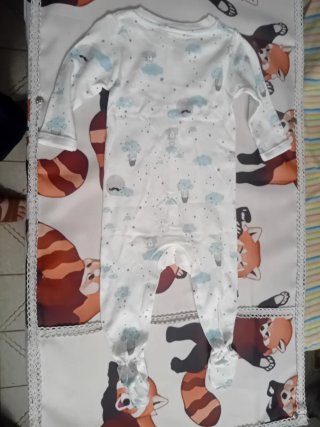 Set notte bambino primavera/estate 5pz 2-4M