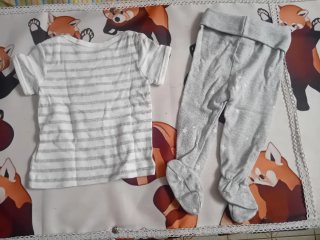Set notte bambino primavera/estate 5pz 2-4M