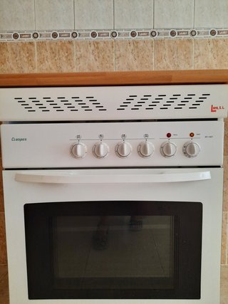 Cocina vitrocerámica Aspes con horno