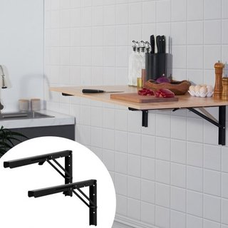 Soporte para estante plegable, 24” L 2 Pcs , Estan