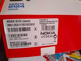 Nokia 6124 classic Vodafone Negro