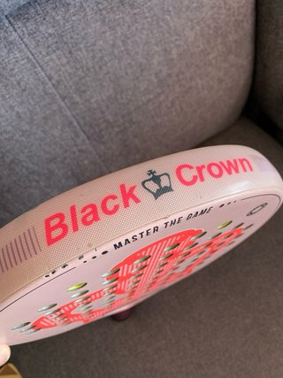 Pala Pádel Black Crown Piton Furia Rosa