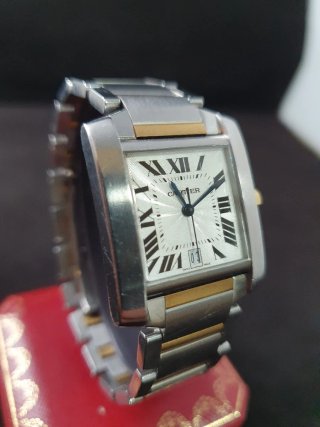 Reloj Cartier Oro y Plata