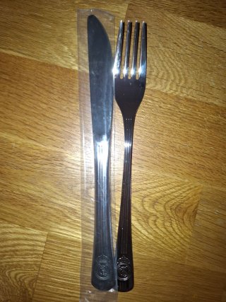 Cuchillo y Tenedor Oficiales Real Madrid