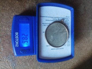 Pendente Moeda 1 Dólar Prata 1922 Aro