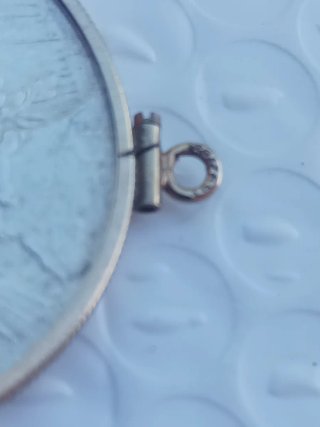 Pendente Moeda 1 Dólar Prata 1922 Aro