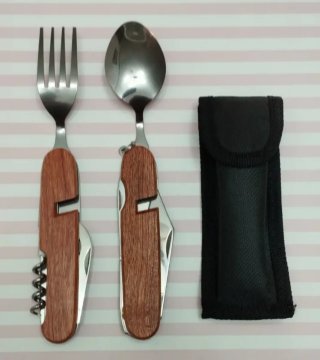 NOVEDAD. CUBIERTOS PLEGABLES Y DESMONTABLES MADERA