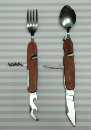 NOVEDAD. CUBIERTOS PLEGABLES Y DESMONTABLES MADERA