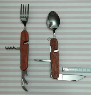NOVEDAD. CUBIERTOS PLEGABLES Y DESMONTABLES MADERA