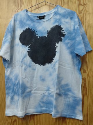 Camiseta Zara Disney Mickey Tie Dye Talla L/XL