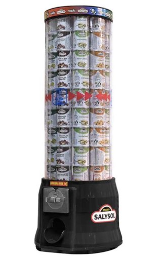 Máquina de revenda snacks Salysol/gomas