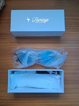 Gafas de sol Flamingo negras y azules