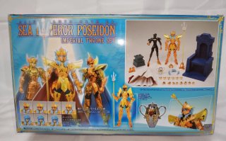 Saint Cloth Myth EX Poseidón Set Trono