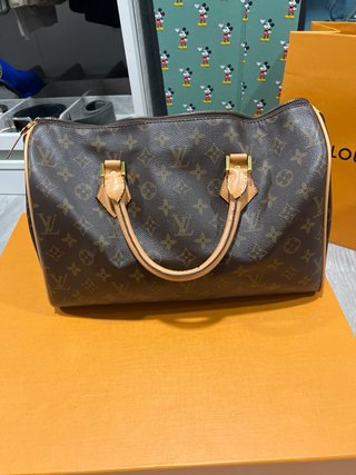 Bolso Louis Vuitton Speedy Beige/Marrón
