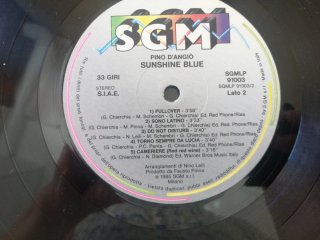 Vinilo Pino D'Angio Sunshine Blue