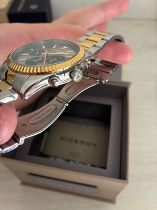 Reloj Viceroy Oro y Plata Mov. Cuarzo