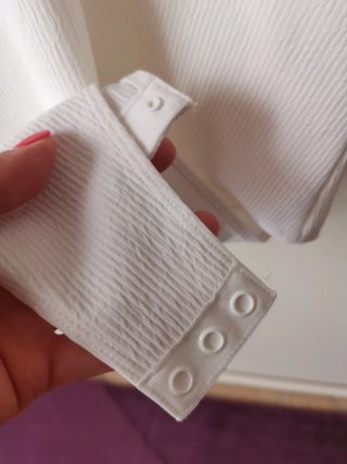 Body bianco con anelli