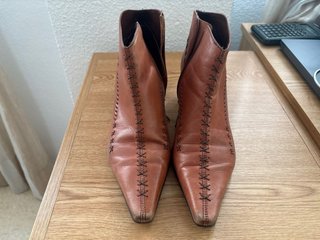 Botines marrones mujer