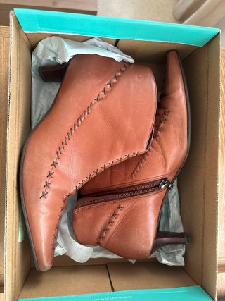 Botines marrones mujer