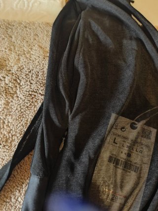 Vestido largo Zara gasa negro talla única