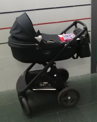Carro Bebé Stokke Trailz Todoterreno Negro