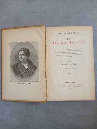 Libro antiguo. La Dama Joven. Emilia Pardo Bazán