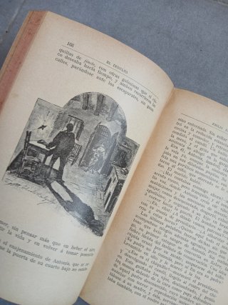Libro antiguo. La Dama Joven. Emilia Pardo Bazán