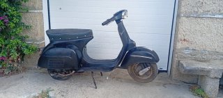Vespa 160 electrónica. Funcionando