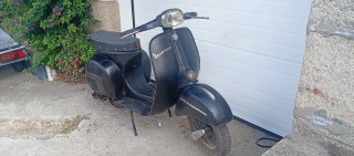 Vespa 160 electrónica. Funcionando