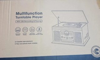 Tocadiscos Vinilo Bluetooth CD USB Cassette