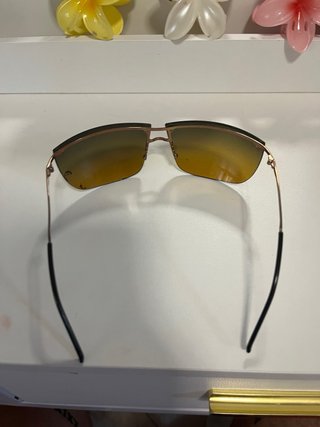 Occhiali da sole gucci unisex marrone/oro