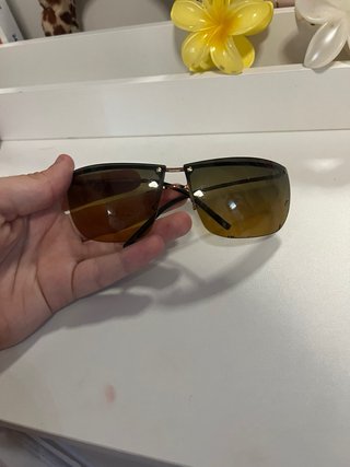 Occhiali da sole gucci unisex marrone/oro