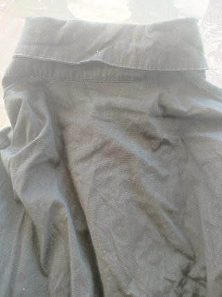 Camisa negra manga larga con botones