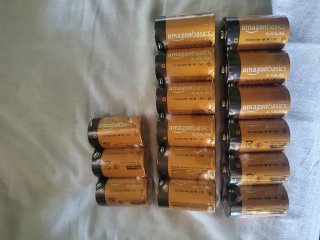 Pilas AmazonBasics Alcalinas D (LR20)