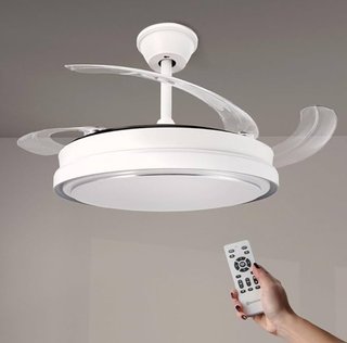 Ventilador Techo Mimotec Blanco 70W con Lámpara