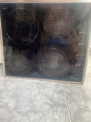Piani cottura Lynx a 4 fuochi in vetroceramica