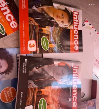 Lote libro inflence enrgize 2 + CD 3 libros