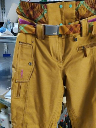 Pantalón esquí chica T.38 tejido novadry