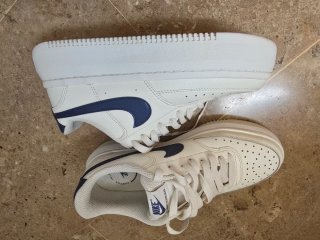 Nike Court Vision Alta Mujer Blancas y Azul