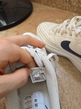Nike Court Vision Alta Mujer Blancas y Azul