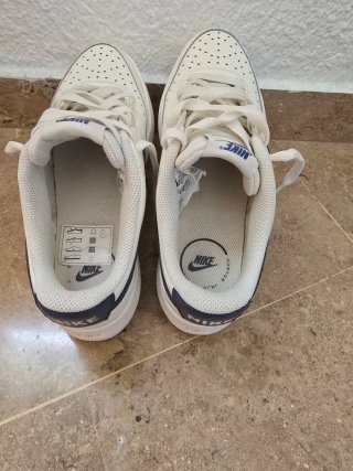 Nike Court Vision Alta Mujer Blancas y Azul