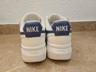 Nike Court Vision Alta Mujer Blancas y Azul
