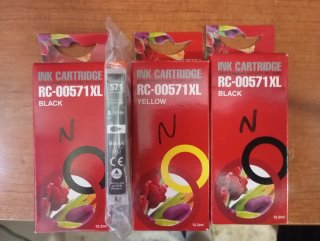Cartuchos Tinta RC-00571XL Negro y Amarillo