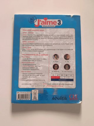 Libro texto francés J'aime 3