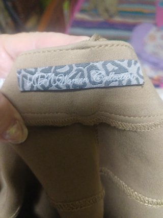 Pantalón señora invierno beige talla 54