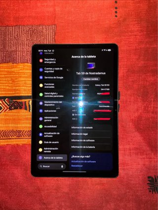 Samsung Galaxy Tab S9 5G Negro