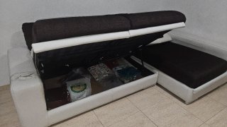 Sofá modular 3 plazas con chaiselongue
