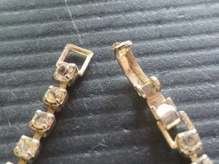 Conjunto Colar e Brincos Strass Azul Safira