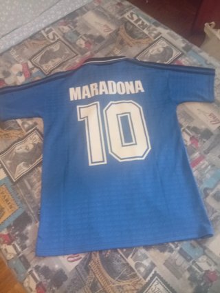 Camiseta Argentina Maradona 10 Adidas Azul