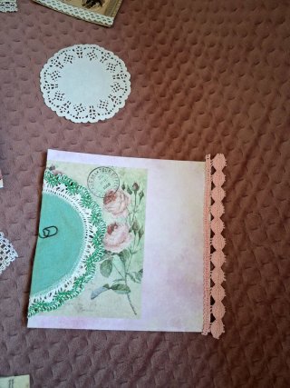 Set semilavorati carta e stoffa per journal